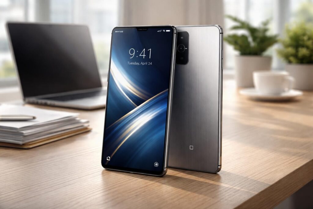 découvrez notre smartphone professionnel conçu spécialement pour les entreprises, alliant performance, sécurité et productivité optimale.