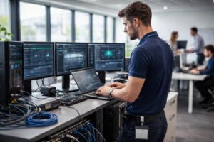 découvrez nos services de maintenance informatique externalisée pour garantir la performance et la sécurité de votre système informatique, tout en optimisant vos coûts.
