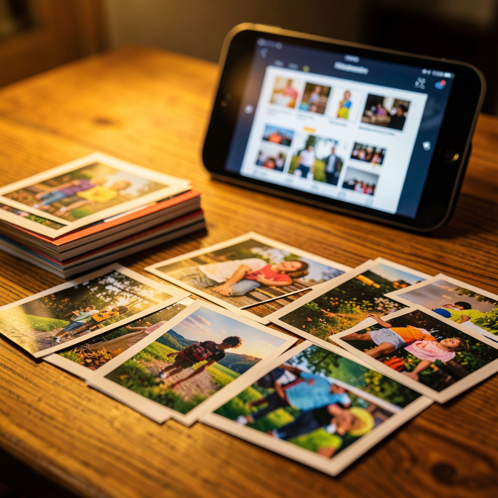 Organisation de photos numériques avec des dossiers colorés