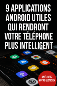 Un smartphone avec plusieurs applications affichées sur l'écran, symbolisant l'intelligence numérique des appareils modernes.