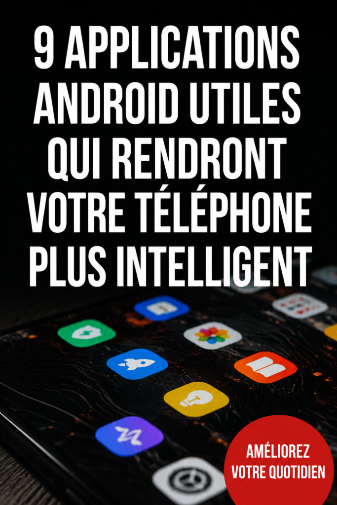 Un smartphone avec plusieurs applications affichées sur l'écran, symbolisant l'intelligence numérique des appareils modernes.