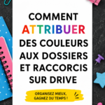Capture d'écran de dossiers Google Drive colorés pour une meilleure organisation