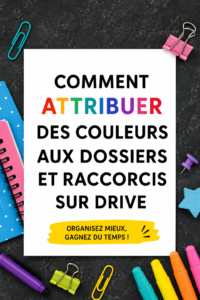 Capture d'écran de dossiers Google Drive colorés pour une meilleure organisation
