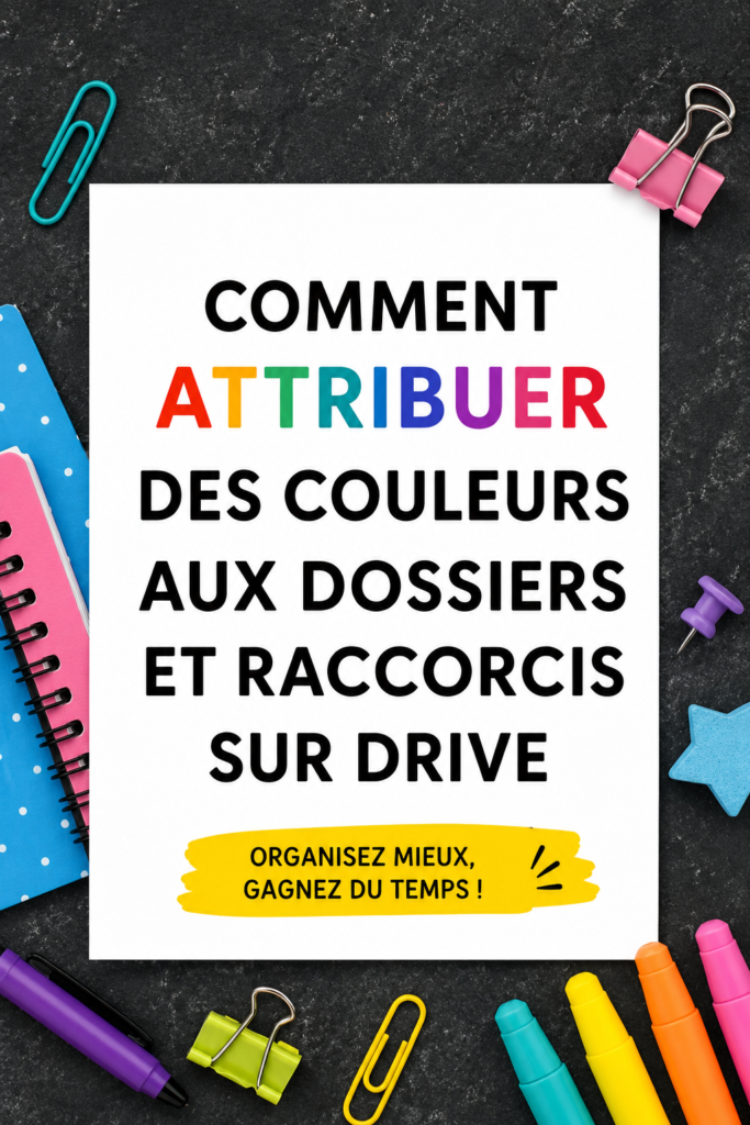 Capture d'écran de dossiers Google Drive colorés pour une meilleure organisation