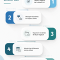 Image d'une checklist bien organisée avec des tâches cochées