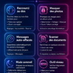 Exploration des fonctionnalités cachées sur un iPhone