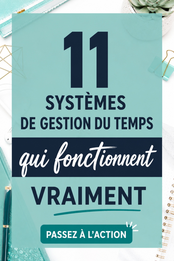 Femme travaillant avec un agenda pour mieux planifier son temps