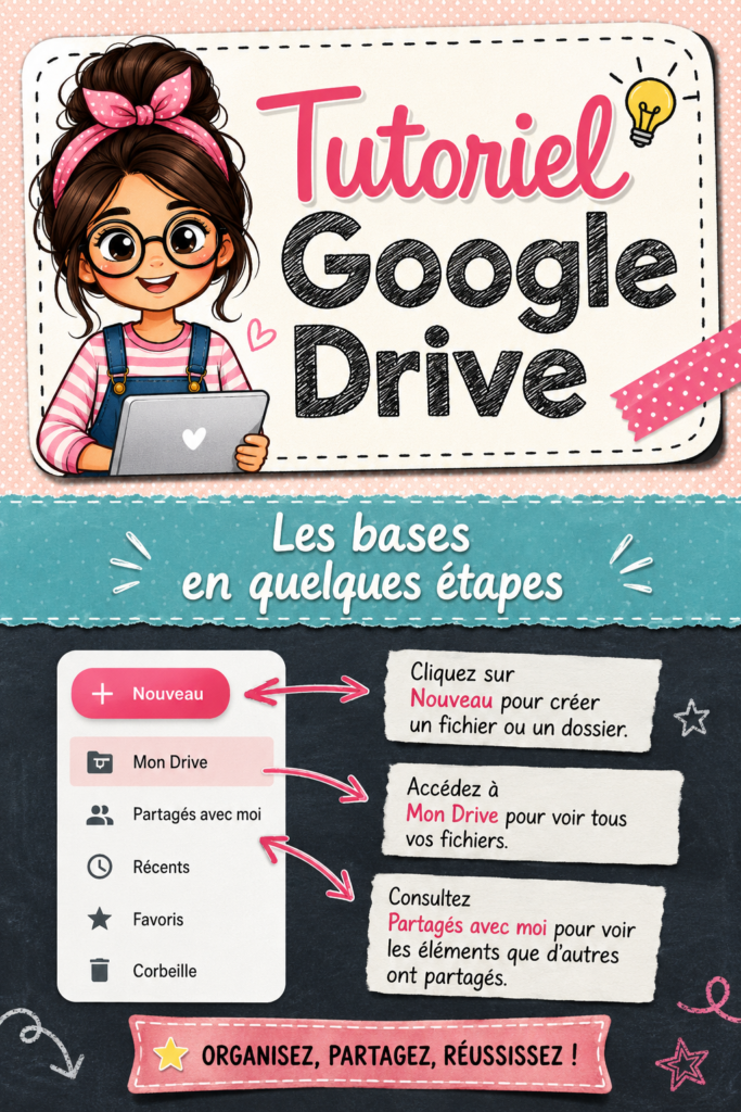 Capture d'écran montrant une présentation Google Slides ouverte sur Google Drive