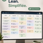 Une illustration représentant le concept du Lean Management dans un environnement de travail.