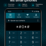 Menu caché sur un smartphone Samsung Galaxy avec des options de personnalisation disponibles