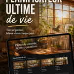 Capture de l'écran du planner Notion montrant des listes et des calendriers.
