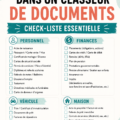Classeur organisé rempli de documents bien classés