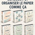 Une table avec des documents bien organisés, illustrant une méthode pratique d'organisation des papiers.