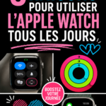 Une femme portant une Apple Watch, regardant l'écran avec intérêt.