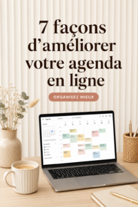 Capture d'écran d'un calendrier Google avec plusieurs événements colorés.
