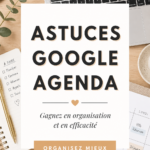 Capture d'écran de Google Calendar montrant des événements organisés et colorés.
