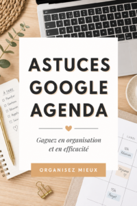 Capture d'écran de Google Calendar montrant des événements organisés et colorés.
