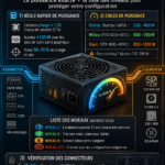Image d'un guide illustré sur le choix des alimentations PC