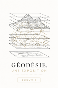 Affiche de l'exposition Géodesia au Beware Magazine, arborant des œuvres colorées et contemporaines