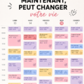 Une femme utilisant Google Calendar sur son ordinateur pour planifier sa semaine