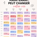 Une femme utilisant Google Calendar sur son ordinateur pour planifier sa semaine