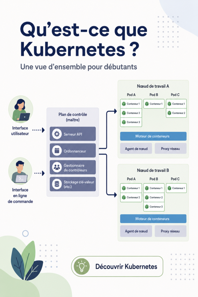 Screenshot d'une interface Kubernetes illustrant la gestion d'applications conteneurisées.