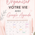Capture d'écran de Google Calendar avec un emploi du temps organisé