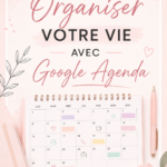 Capture d'écran de Google Calendar avec un emploi du temps organisé