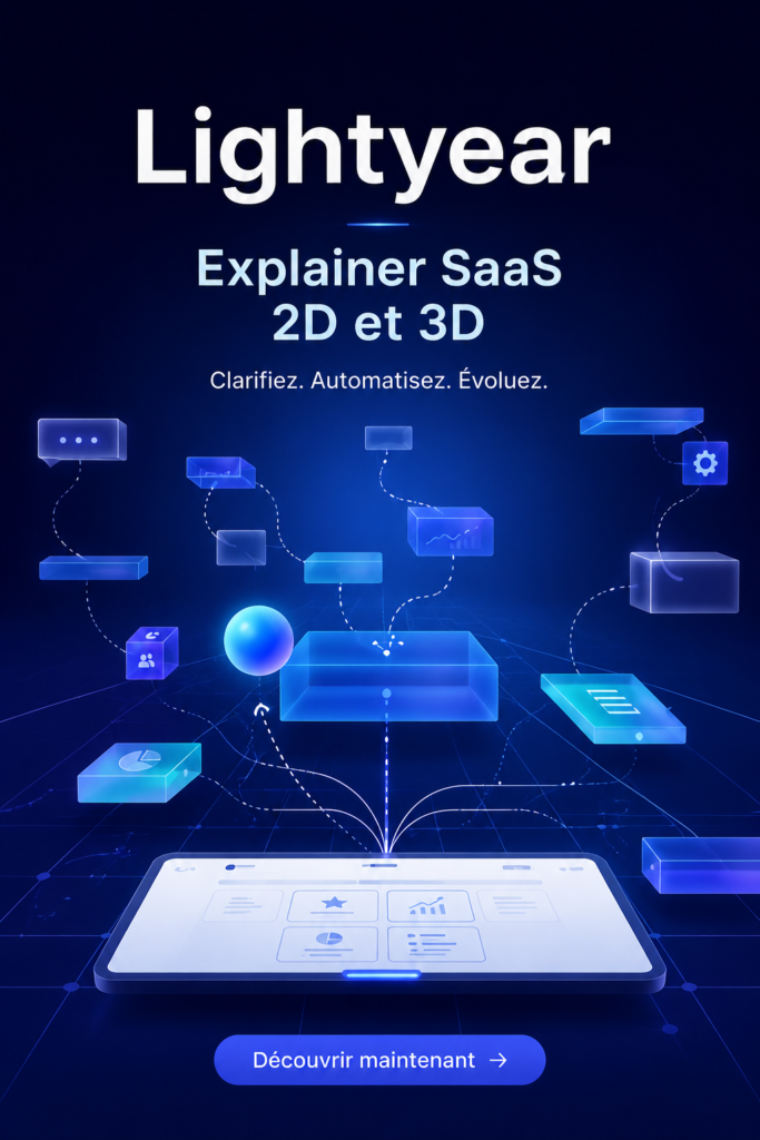 Image illustrant un projet créatif en 2D avec des éléments graphiques modernes