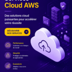 Un aperçu des services cloud AWS avec des graphiques d'utilisation en entreprise.