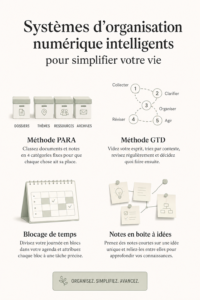 Un bureau organisé avec des outils numériques pour simplifier la vie
