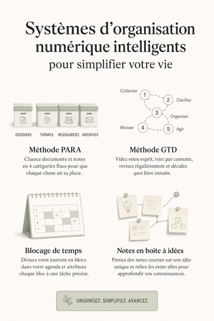 Un bureau organisé avec des outils numériques pour simplifier la vie