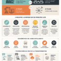 Une illustration d'un centre de ressources offrant outils et conseils pratiques pour les femmes modernes.