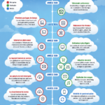 Infographie sur l'évolution du cloud hosting et son impact sur les entreprises.