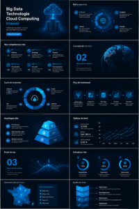 Modèle PowerPoint moderne avec design innovant