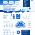 Infographie illustrant les nuages du changement avec des symboles et des significations.