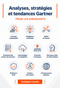 Visuel des insights de Gartner pour les dirigeants