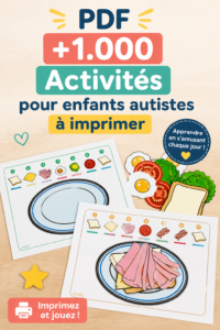 Image d'un enfant jouant avec des ressources éducatives imprimables adaptées aux enfants autistes