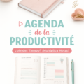 Femme utilisant un agenda pour planifier sa semaine