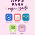 Femme utilisant une application sur son smartphone pour s'organiser au quotidien.