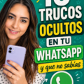Un écran de smartphone montrant le logo de WhatsApp avec des bulles de discussion en arrière-plan.