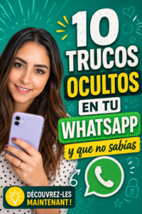 Un écran de smartphone montrant le logo de WhatsApp avec des bulles de discussion en arrière-plan.