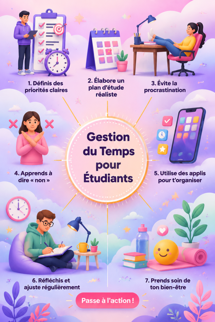 Gérer efficacement son temps : illustration d'une femme utilisant une application de gestion du temps