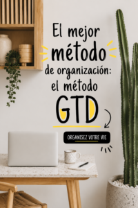 Illustration représentant le concept d'organisation avec la méthode GTD.