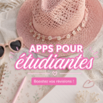 Femme utilisant une application sur sa tablette pour ses études.