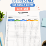 Modèle de liste de présence sur Google Sheets prêt à l'emploi