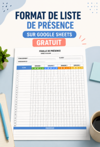 Modèle de liste de présence sur Google Sheets prêt à l'emploi
