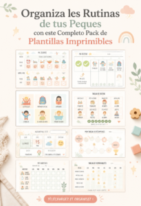 Modèles imprimables colorés pour organiser les routines des enfants