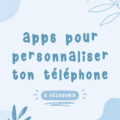 Femme utilisant son téléphone personnalisé avec une application de design.