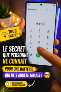 Une femme utilisant un smartphone tout en prenant soin de sa batterie